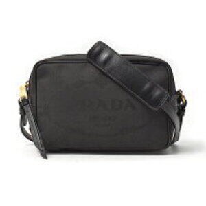 Prada Canapa Logo Camera Bag black canvas